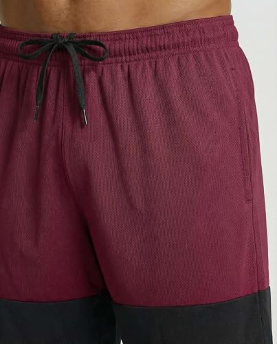 Image of Real Essentials 5 Pack: Men's 9 inch Mesh Shorts - Athletic Gym, Workout, Basketball, Running, Casual Lounge Activewear Pockets