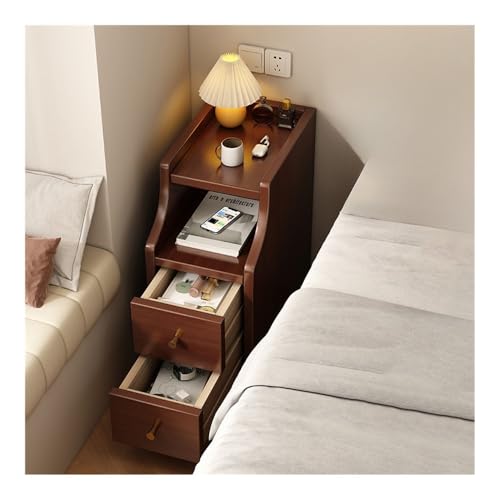 Table de chevet vintage pour salon et chambre meuble de rangement blanc