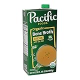 Pacific Foods Organic Chicken Bone Broth With Sea Salt, 32 oz Carton
