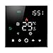 Qiumi Thermostat Wifi intelligent pour chauffage individuel de chaudière à gaz/eau Compatible avec Alexa Google Home Contact sec, L'écran lumineux matriciel LED protège vos yeux, 5A 95~240V AC
