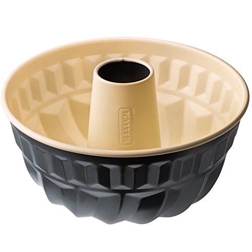 Original Kaiser Inspiration Plus Gugelhupfform22 cm, Gugelhupf Backform rund, Kuchenform antihaftbeschichtet, gleichmäßige Bräunung