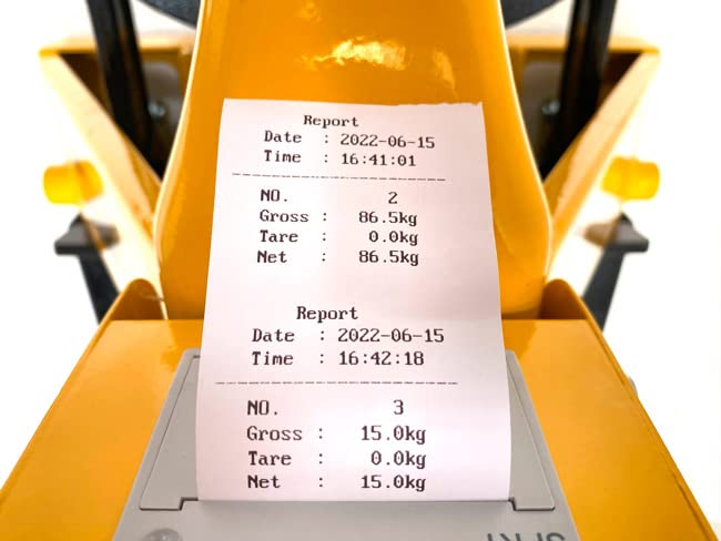 Pack de 10 unités (Transpalette de pêche avec imprimante - Réf M101020015) - Rouleau de papier pour transpalette avec imprimante