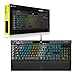 Corsair K100 RGB Mechanical Gaming Keyboard - Cherry MX Speed RGB Silver Keyswitches - PBT Double-Shot Keycaps - Elgato Stream Deck and iCUE Compatible - QWERTY NA Layout - Black