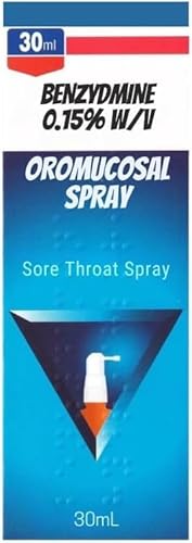 Sore Throat Relief Oral Spray – 30ml – Targeted Soothing for Painful Mouth & Throat Conditions (Generic)