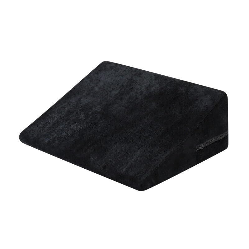 Almohada de Posición Sexual con Base de Succión y 2 Correas Ajustables, Sin Dildo Incluido, para Parejas, Negro