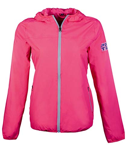 Chaqueta para lluvia HKM Advanced Reflective ideal para montar a caballo en días nublados
