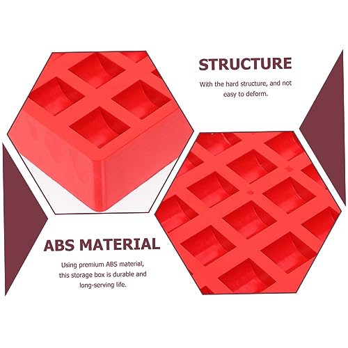 2 cajas para monedas organizadoras multi-cuadricula 2 pcs miniatura 6
