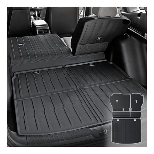 Image of Cargo Liner Backrest Mats for Honda CRV 2026 2025 2024 2023 Car Mat Accessories, All Weather TPE Trunk Cargo Liner SeatBack Mat for CR-V Gas Hybrid(Backrest Mats+Trunk Mat)