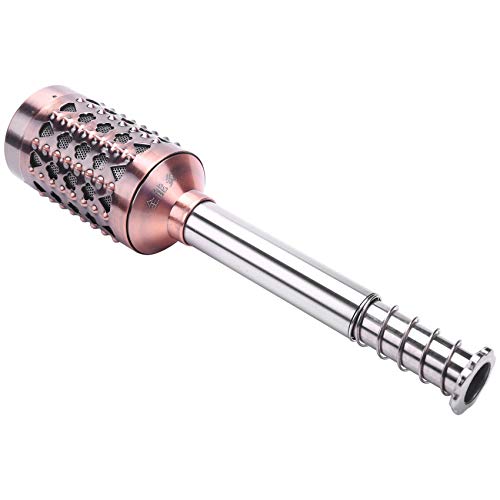 Booso Latón Juego de Rodillos Moxibustión Terapia Acupuntura Masaje de Cobremeridiano MoxibustionPalo de Rodillo Mini Frasco de Acupuntura Humada