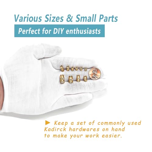 Kadrick 420個 M3 M4 M5 ねじ込みインサート詰め合わせキット 3Dプリントコンポーネント用 メトリック真鍮ローレットナット 熱でプラスチック部品に挿入