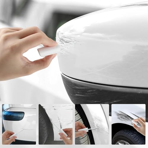 Image of Car Scratch Remover Touch Up Paint Pen Automotive Car Paint Pen 2 In 1 Car Paint Scratch Repair for Deep Scratches Special-Purpose Car Paint (Arctic White)