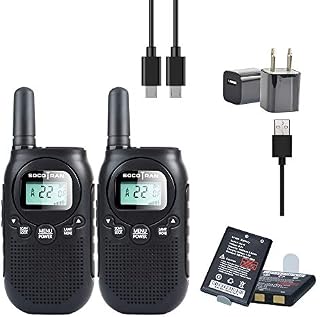 Adults Walkie Talkies Rechargeable Two-Way Radios for Adults Portable Mini 2 Way Radios