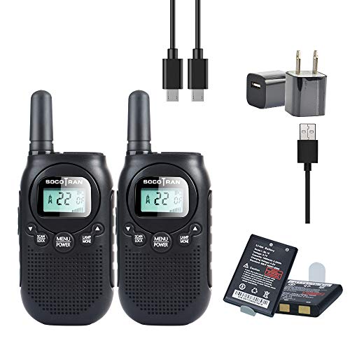Adults Walkie Talkies Rechargeable Two-Way Radios for Adults Portable Mini 2 Way Radios