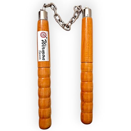 Image of Wooden nunchak, Nun-Chucks for Karate Traning practices.