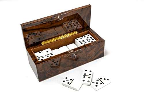 Set de Dominós Lujo Doble Seis en Caja de Madera miniatura 2