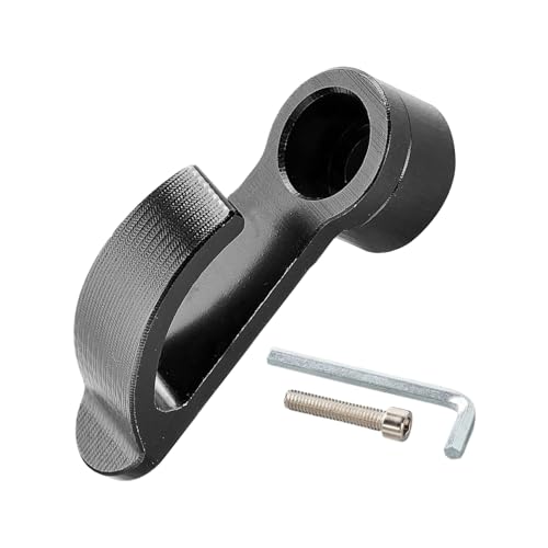 Gancho soporte para casco para manillar | organizador de aluminio | Gancho de almacenamiento lateral - para conducción de larga distancia, lanzadera diaria, al aire libre y