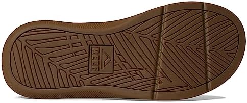 Reef Men's Leather Santa Ana Flip-Flop, Brown, 7 | Image 2