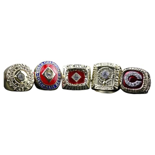 CLASSIC SERIES CINCYcity 1919 40 75 76 90 CHAMPIONSHIP RING Red #Rarity Luxury Commemorative Sports Fan Detail Gift - Glory Collect Various Festivals Occasions with Sandalwood Box