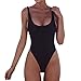MJGkhiy Costume da Bagno Donna Brasiliana Patchwork Costume Intero Contenitivo...