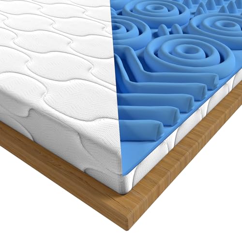 POKAR Premium Protector de Colchón Acolchado Topper de la Cama Canape 130 x 200 cm