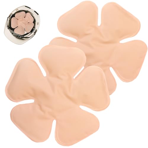 Image of Head Gel Ice Pack for Helmets,Head Gel Ice Pack, Helmet Ice Packs, Used for Catcher Helmets,Relieve Summer Heat and Keep Cool, Reusable Cooling Insert for Outdoor Sports, Riding (2PCS) (Pink)