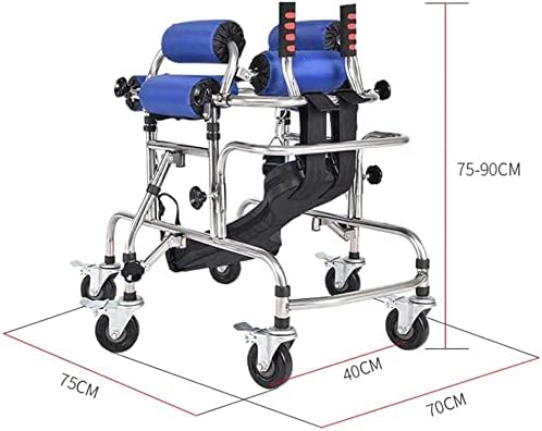 ②PCW歩行器 W1B ジュニア用 背もたれクッション付 屋外用&室内用