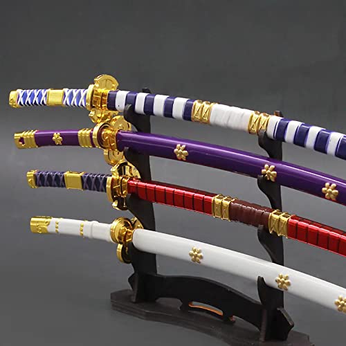 10'' Zoro Samurai Sword Anime Roronoa Shusui/Wado Ichimonji/Kitetsu/Yubashiri Sword Mini Metal Katana Collection Gift
