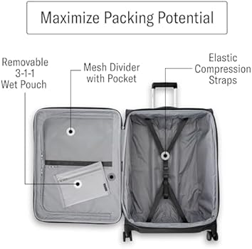 Samsonite UpLIFT Lightweight Softside Expandable Luggage