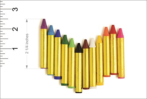 Dress Up America 936 Face Paint Crayons - With Artbook & Easy To Follow Facepainting Designs -Safe Non-Toxic Face And Body Paint Made In Taiwan - Halloween Makeup Face Painting Kit For Kids & Adults thumb #3