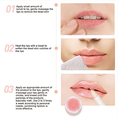 Lip Suiker Scrub Lip Scrub Exfoliator Droge Lipbehandeling Verpakking Gratis Lip Zorg Balsemcrème Natuurlijke Zachte… - Image 7