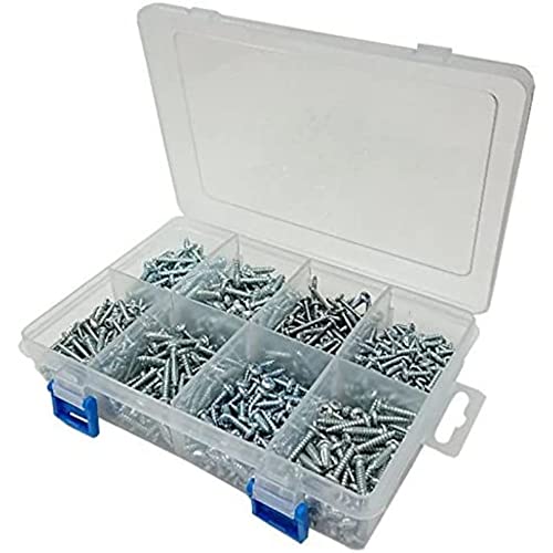 Vis auto-taraudeuses de précision coffret 8 compartiments Bulk Hardware - 2