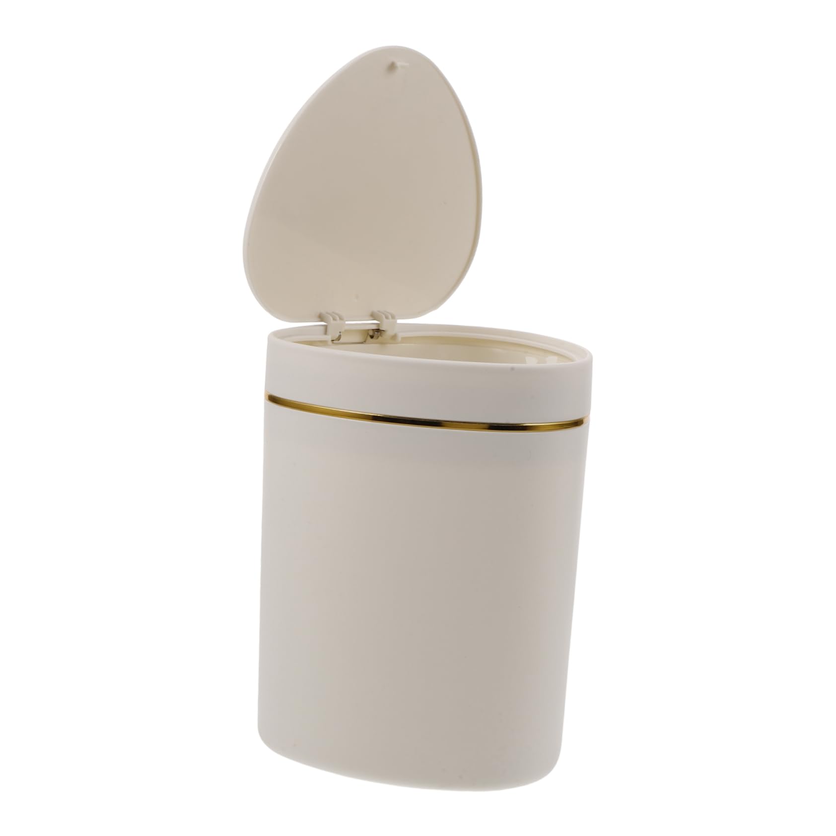 Plastic Mini Wastebasket with Lid Stylish Tiny Desktop Trash Can for Home Office Kitchen Vanity Bedroom Bathroom Recycle Bin for Versatile