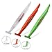 Gomake Wrap Stick Magnet Micro Mini Squeegee with Wrap Slip Cut Clipper Design, Different Hardness, Pack of 3