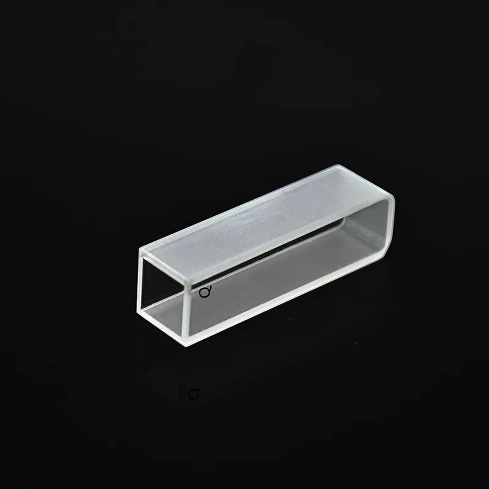 Célula de muestra líquida, Celda de absorción de cuarzo de 10 mm, cubeta de cuarzo de 3,5 ml for espectrofotómetro, proceso de fusión a alta temperatura, paquete de 2