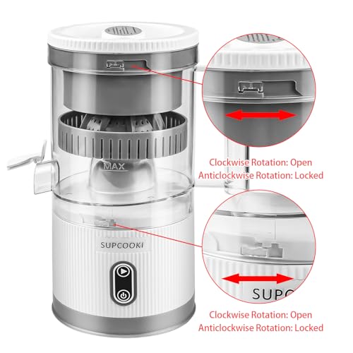image for SUPCOOKI Electric Citrus Juicer, Rechargeable Juicer Machine with USB 