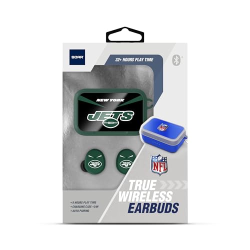 Image of SOAR NFL Wireless Sport Earbuds: Comfortable Fit & Convenient Charging
