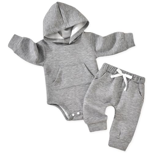 Image of Aalizzwell Infant Baby Winter Hoodie Outfit