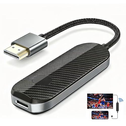 iShare iOS Wireless HDMI Display Adapter for iPhone iPad & Laptop TikTok Viral Mirroring & Extended Display 5GHz 1080P HD Plug & Play No App Stream YouTube TikTok to TV (Not Support Netflix)