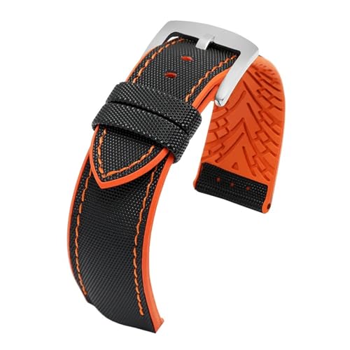 Bracelet montre pour Omega Seamaster 007 silicone souple homme sport 20mm