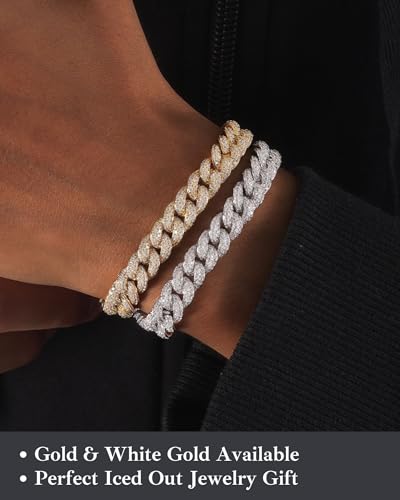 Pulsera Cuban Link LuxeFlex 7 pulgadas Oro miniatura 2