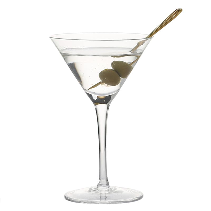 Verre à martini en V 210 ml coffret cadeau cocktail pour anniversaire de mariage