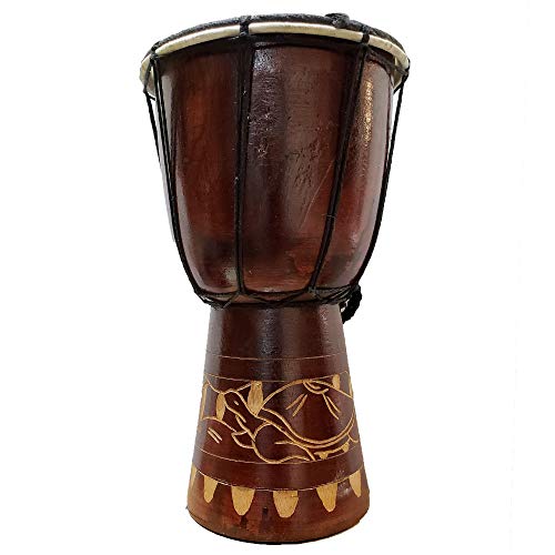 Djembe Drum Carved Bongo African inspired music also a unique gifting idea. Carver Abstract Elephant...
