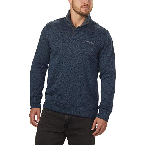 Image of Eddie Bauer Men's Snap Placket Radiator Fleece Pullover Top