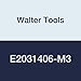 Walter Tools E2031406-M3 Paradur HSS Machine Tap, TICN Finish, 3.5 mm Shank Diameter, 0.5 mm Thread Length, 9 mm Cutting Length, 56 mm Overall Length, M3 Cutting Diameter