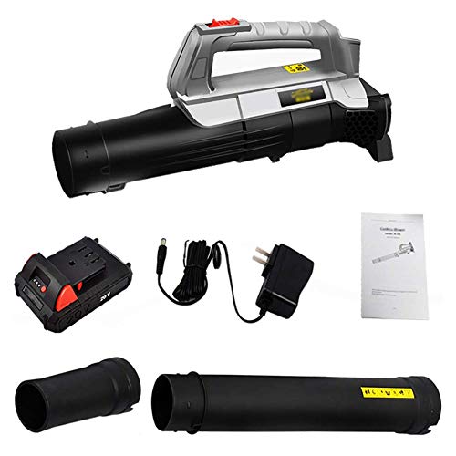 ASDFGHT 20V Electric Leaf Blower - Lightweight Garden Blower -Pure Copper Motor (Color : A)