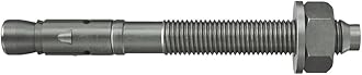 fischer 564632 FAZ II Plus 20/60 R, Duty Stainless Steel high Capacity, Anchor Bolt for fixings Heavy Loads and Steel Structures, Seismic & ETA Approval, Silver, M20 x 202