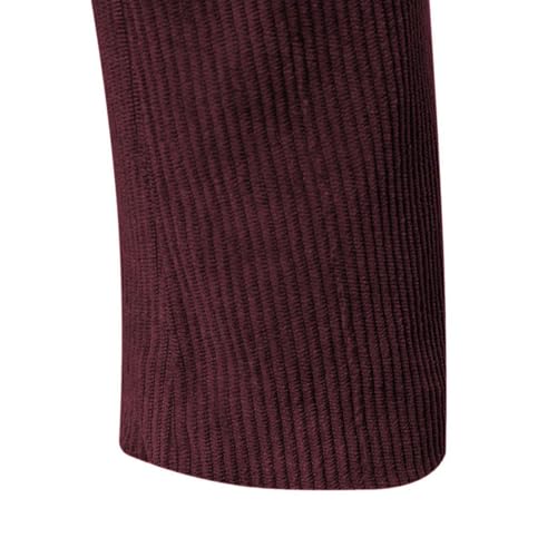 Men's Sport Coat Dressy Casual Long Sleeve Lapel Collar Corduroy Blazer Button Lightweight Business Suit Jackets4