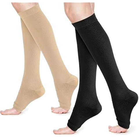 Abeillo Open Toe Compression Socks for Women Cover