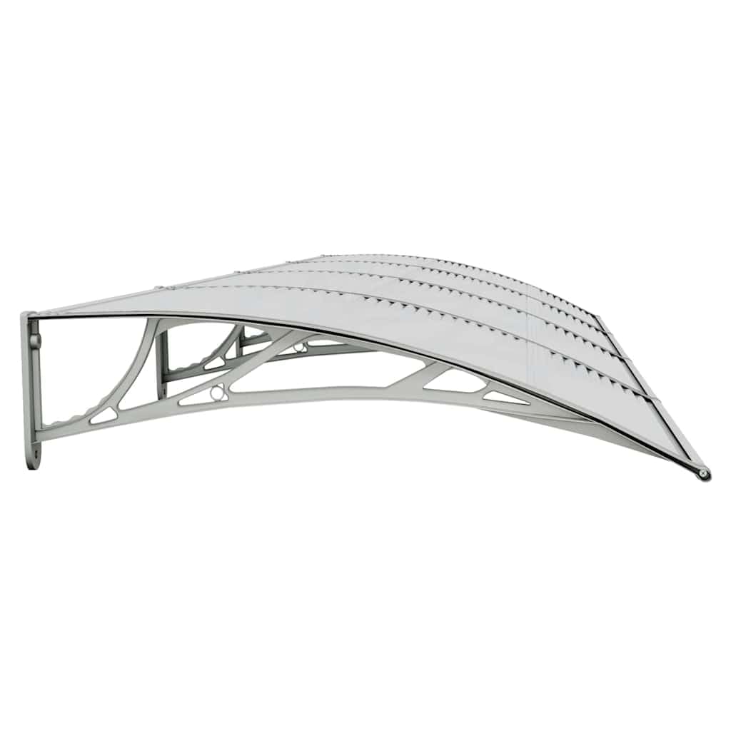 vidaXL Türvordach Grau 350 x 100 cm Polycarbonat