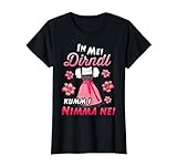 Witziges Trachten Shirt Damen aus Bayern & Tirol. Passend für Wiesn & Oktoberfest, Damen T-Shirt & Trachten Outfit Dirndl. Damen Trachtenshirt. Dirndl Schwangerschaft. Trachten T-Shirt Damen & bayrisches Madl. In mei Dirndl kumm i nimma nei!